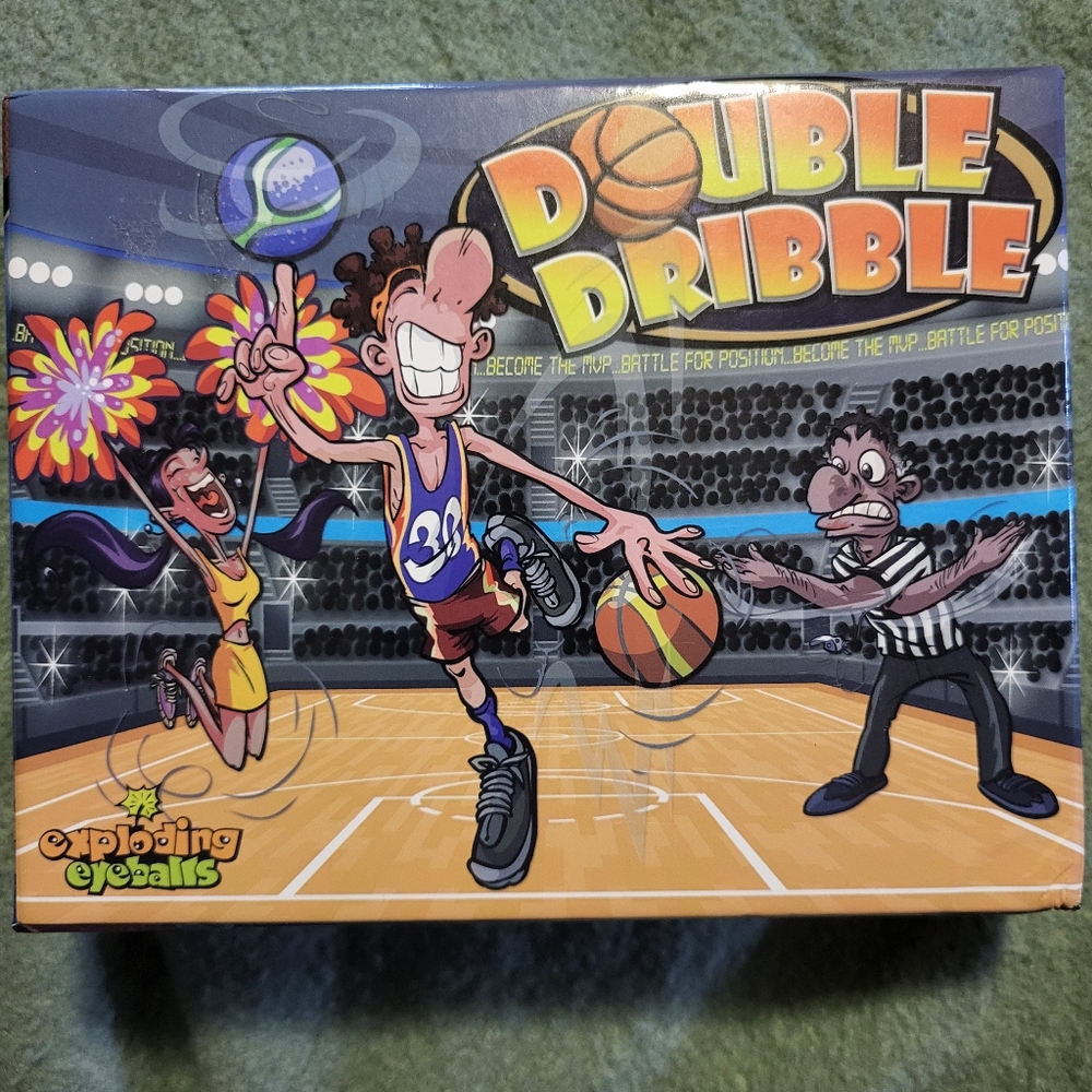 Double Dribble Basketball Card Game Strategy Family Party New Open Box ages 8+